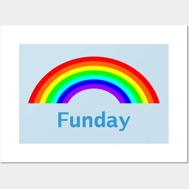 Funday Rainbows Wall Art by ellenhenryart